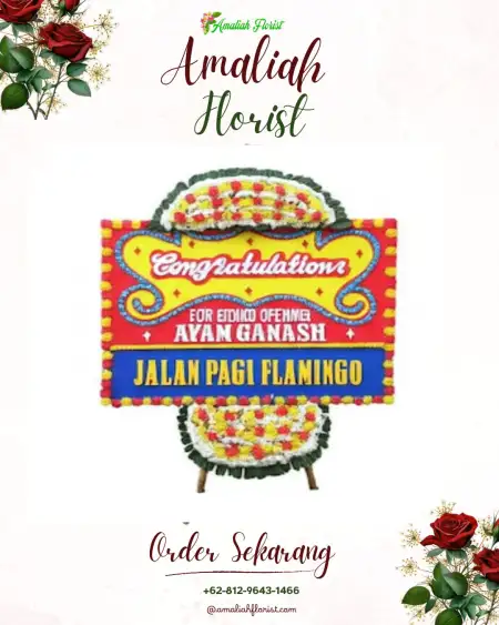 Sewa Papan Bunga Perkamil